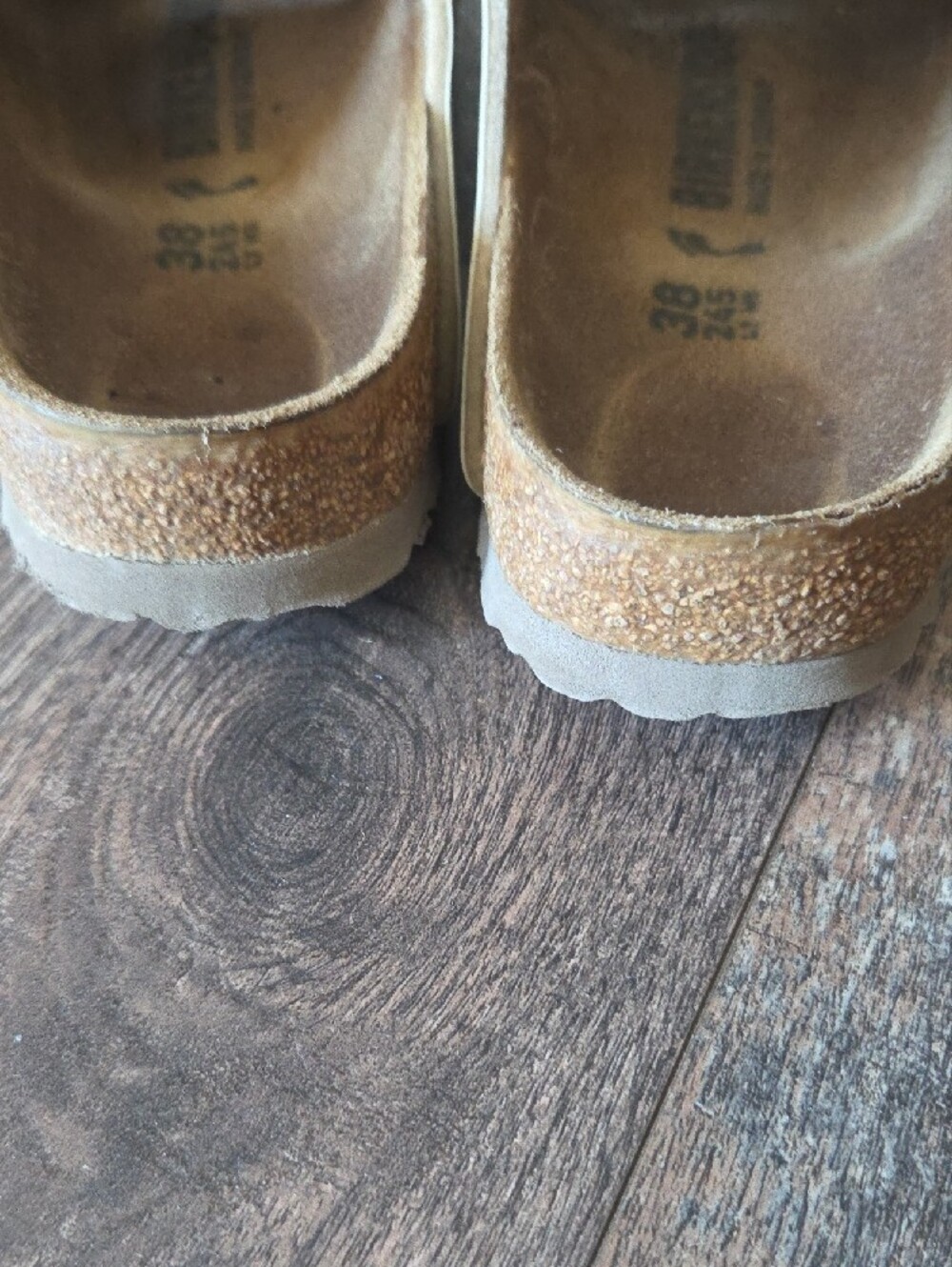 Birkenstock Cream Double Strap Buckle Sandals - Picture 7 of 11